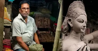দ্রব্যমূল্যের চাপে ম্লান প্রতিমাশিল্পীদের মুখের হাসি, তবু থামে না সৃষ্টির নেশা